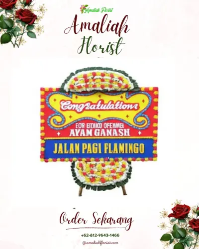 Bunga Papan Congratulation di Kalidoni